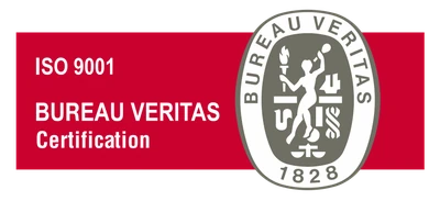 Sello de certificación ISO 9001:2015 Bureau Veritas